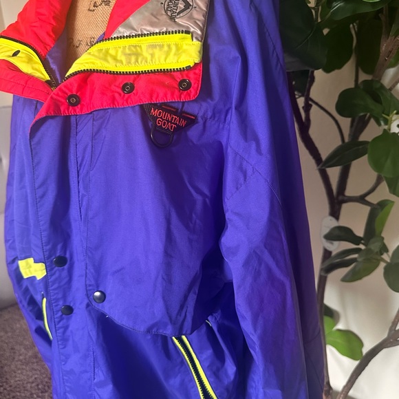 Vintage Purple Windbreaker Jacket with Neon Accents - Picture 6 of 9